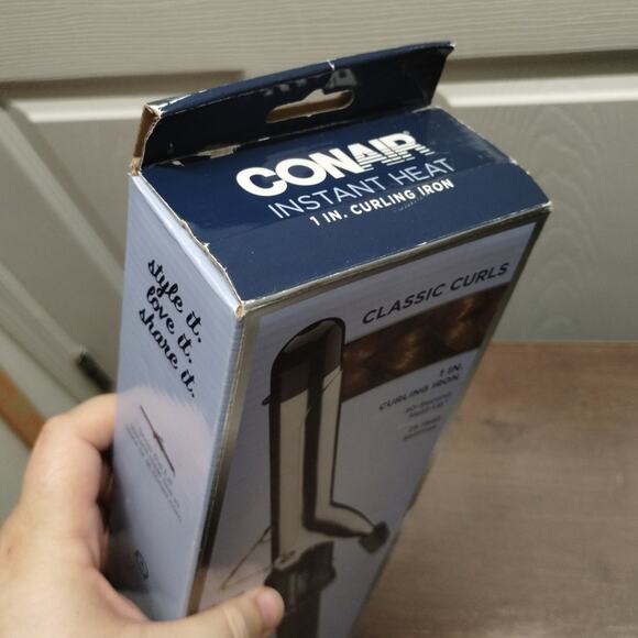 NEW Conair Instant Heat 1 Inch Curling Iron 30 Second Heat 25 Settings CD87GNR - Picture 6 of 7